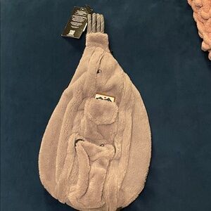 Kavu Fuzzy Gray Sling Bag
